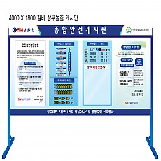 종합게시판/자립식/갈바상부돌출게시판/넘버링