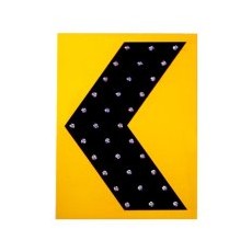 127-1 점멸갈매기(한줄갈매기)750*900용 (2M오리발지주)