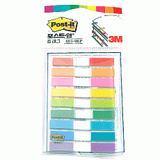 견출테이프/포스트잇 플래그 3M #683-9KP 6X44mm 20매X9색